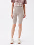 LC Waikiki Women's Straight Elastic Waist Seamless Shorts Tights
